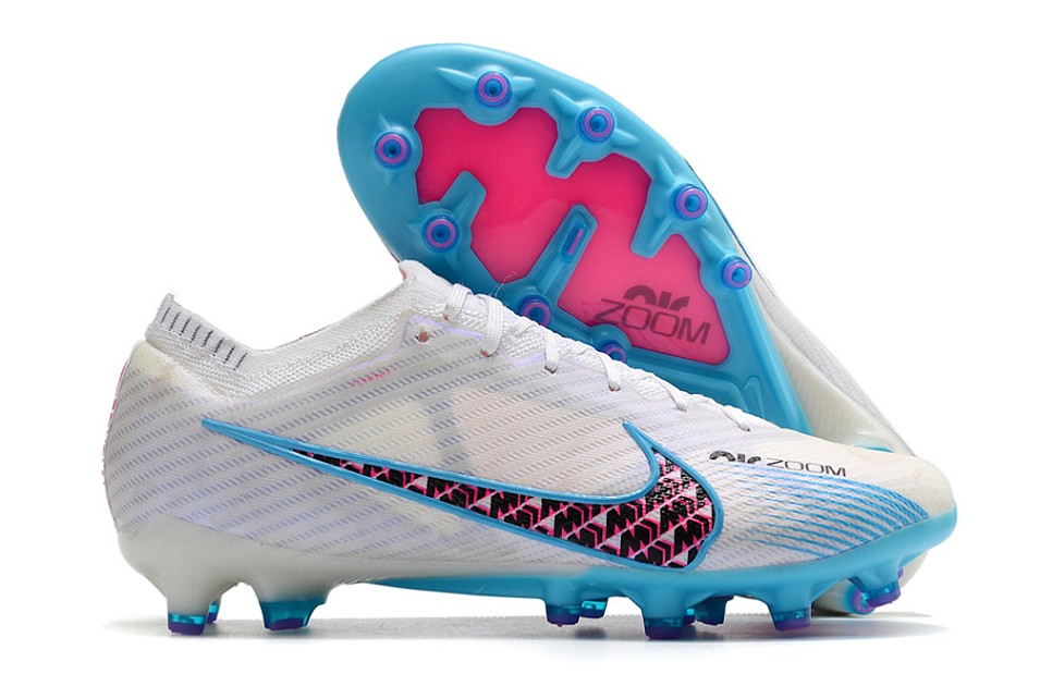 Nike Air Zoom Mercurial Vapor XV Elite AG - blanc bleu